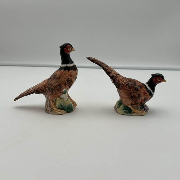 1990s Fitz and Floyd Pheasant Salt and Pepper Shakers - a Pair - Picture 4 of 16